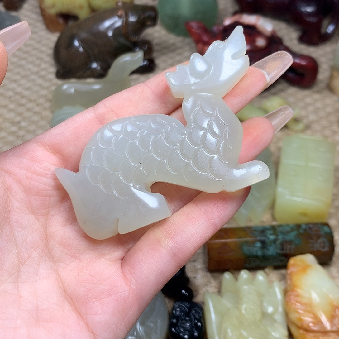 白玉菩提吊坠挂件