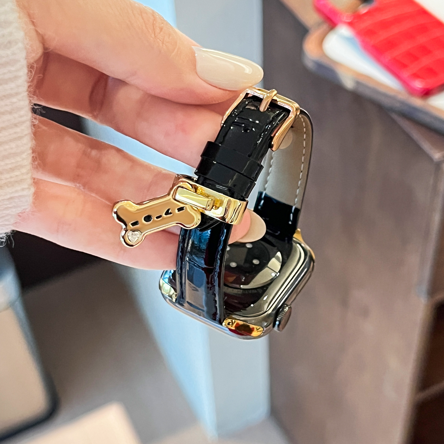 【猫咪骨头手牌】适用于iwatch S11手表带applewatch s10s9s8新款女