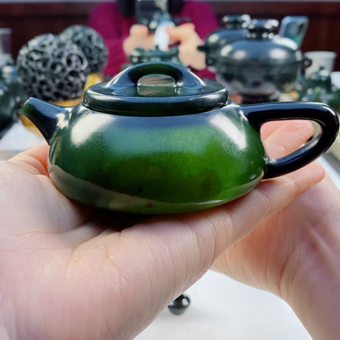 和田玉（青玉）摆件未镶嵌