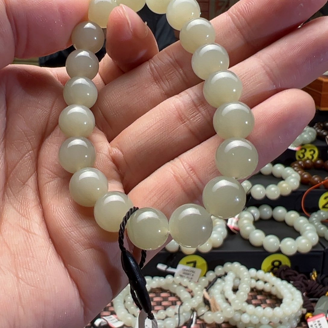 和田玉手串未镶嵌M****s