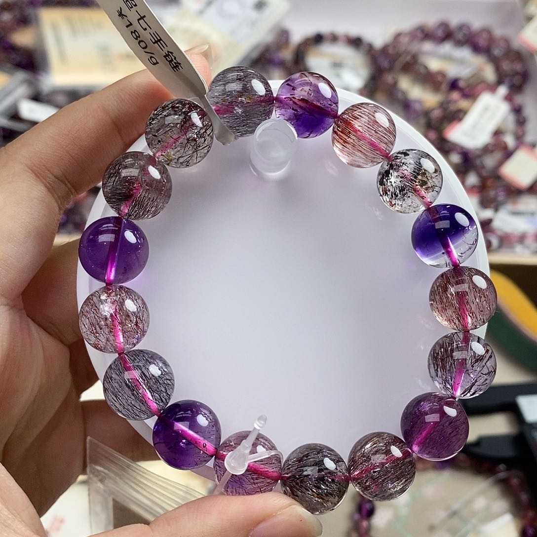 未镶嵌手链水晶J770卡12➕超七