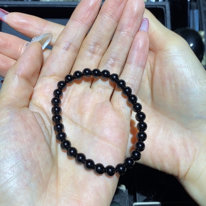黑曜岩手链未镶嵌余*姐