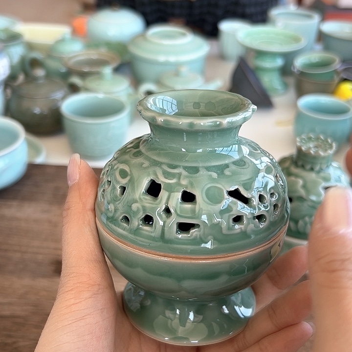 小米茶器龙泉青瓷