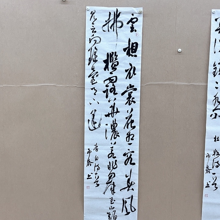 书法徐秋霁138*34㎝山东   90后书家