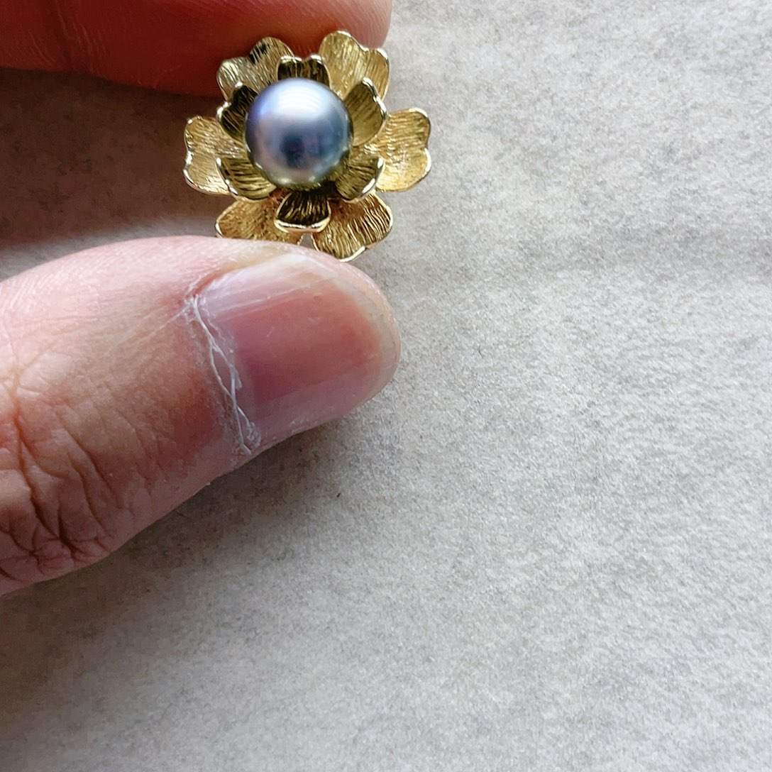 海水珍珠颈饰银S925镶嵌