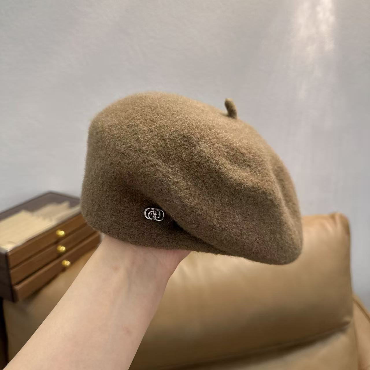 精品新款咖色精致帽子XR-306