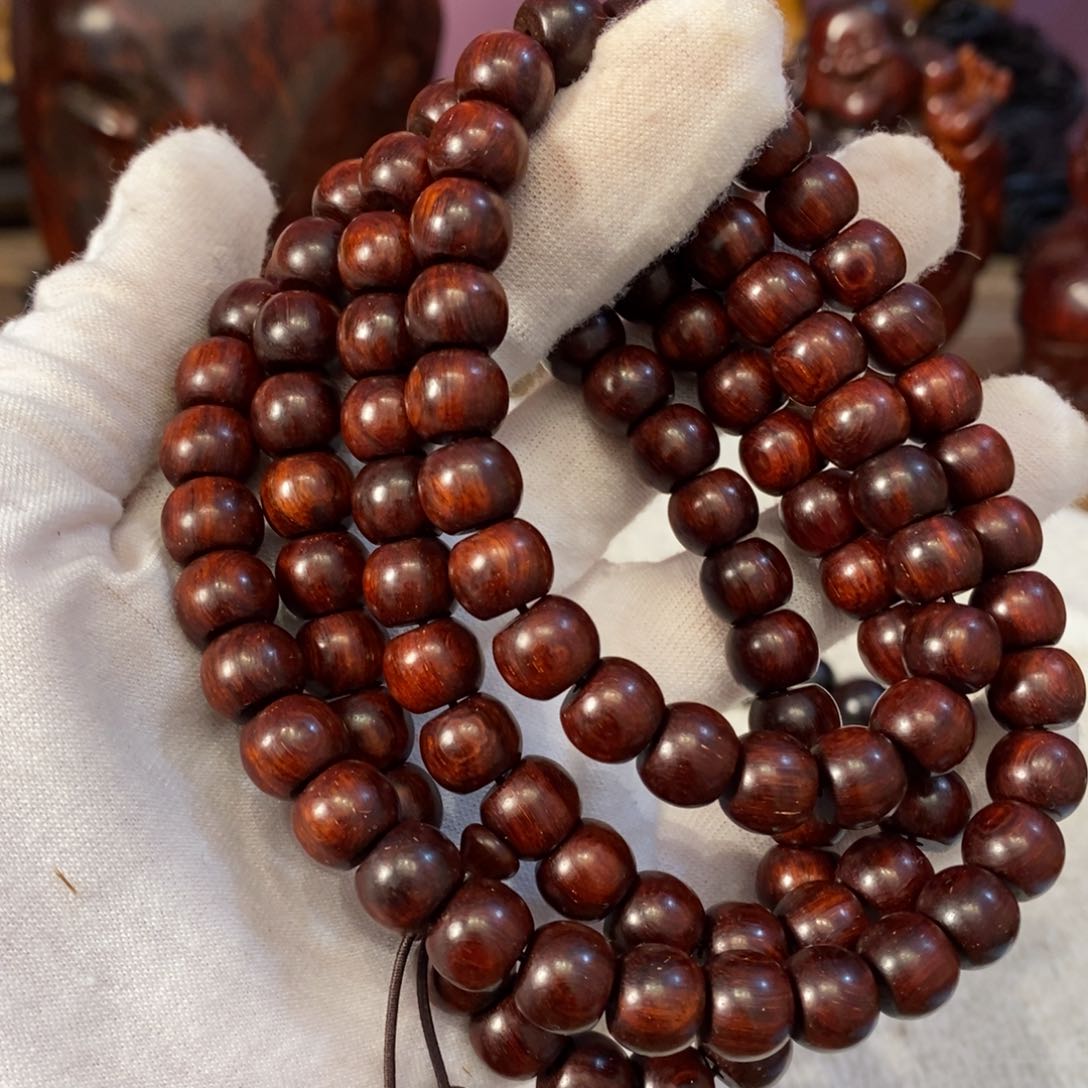 檀香紫檀（小叶紫檀）温*龍根雕11111