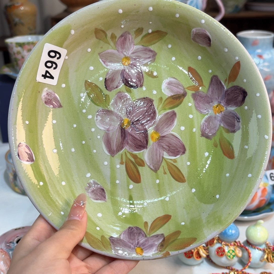 景德镇手绘高温釉下彩陶瓷茶具