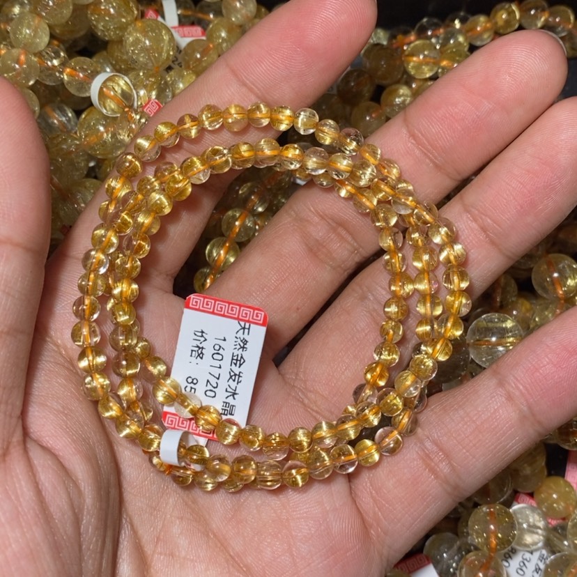 【闪购商品】水晶手链未镶嵌可****?天然水晶手链