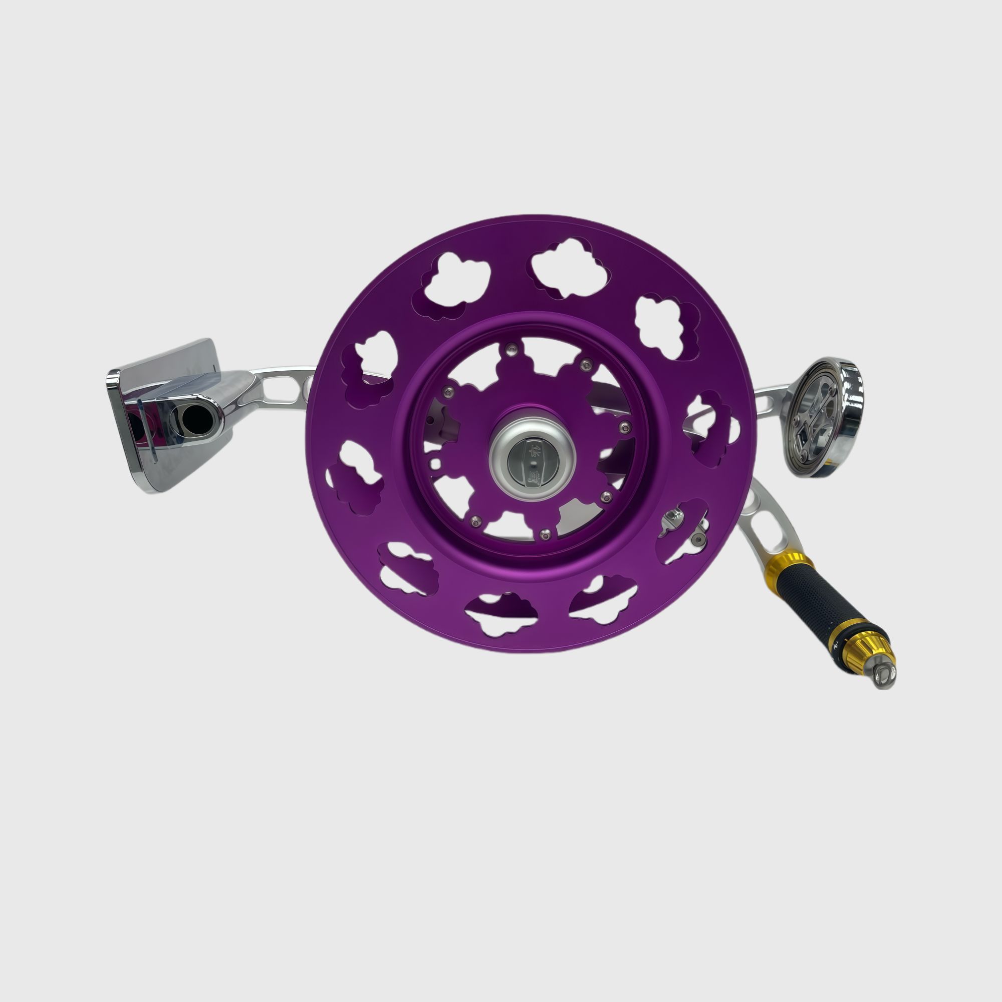 华鸢/新款Q7五速合金背带轮变速风筝轮高档风筝轮