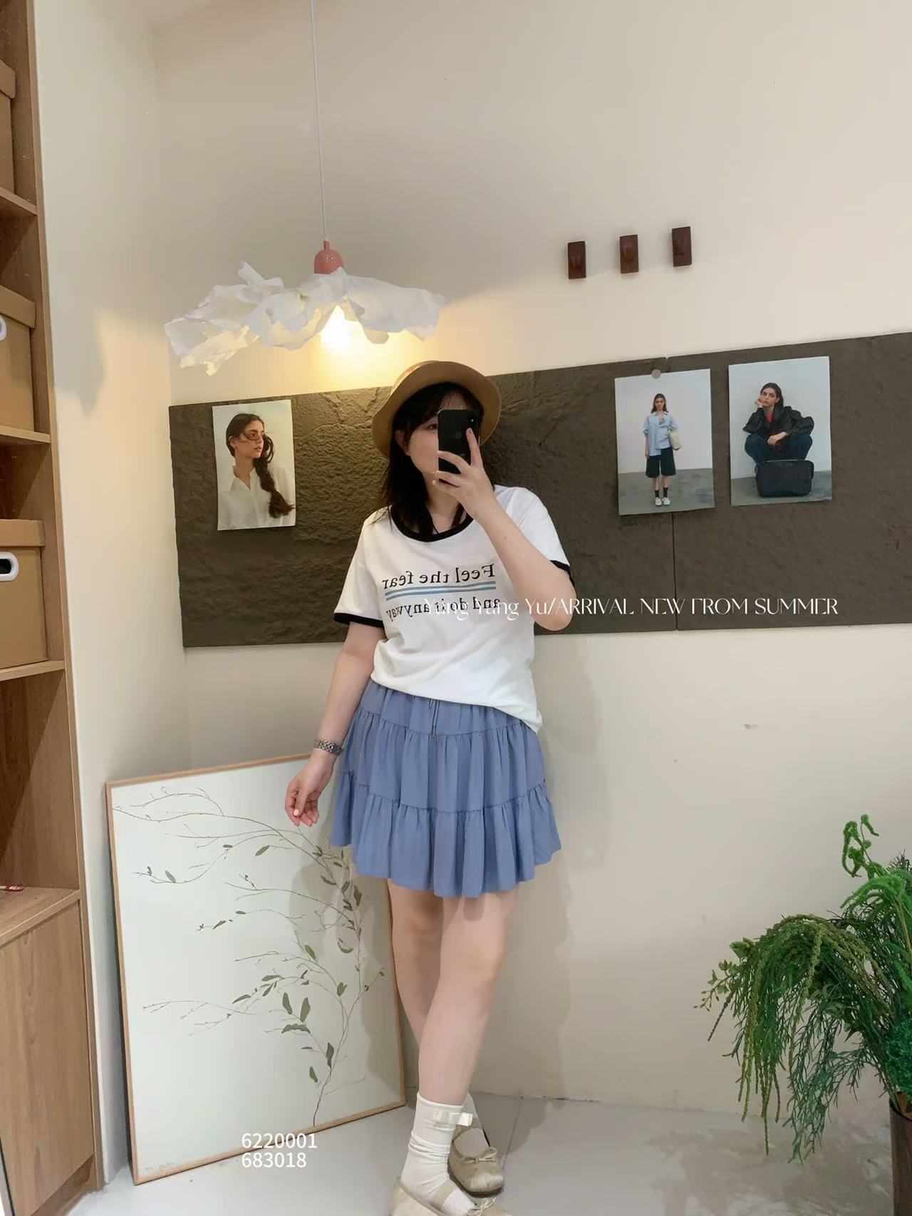 杨杨玉大码女装夏季百褶裙学院风高腰学生纯色H型短裙半身裙