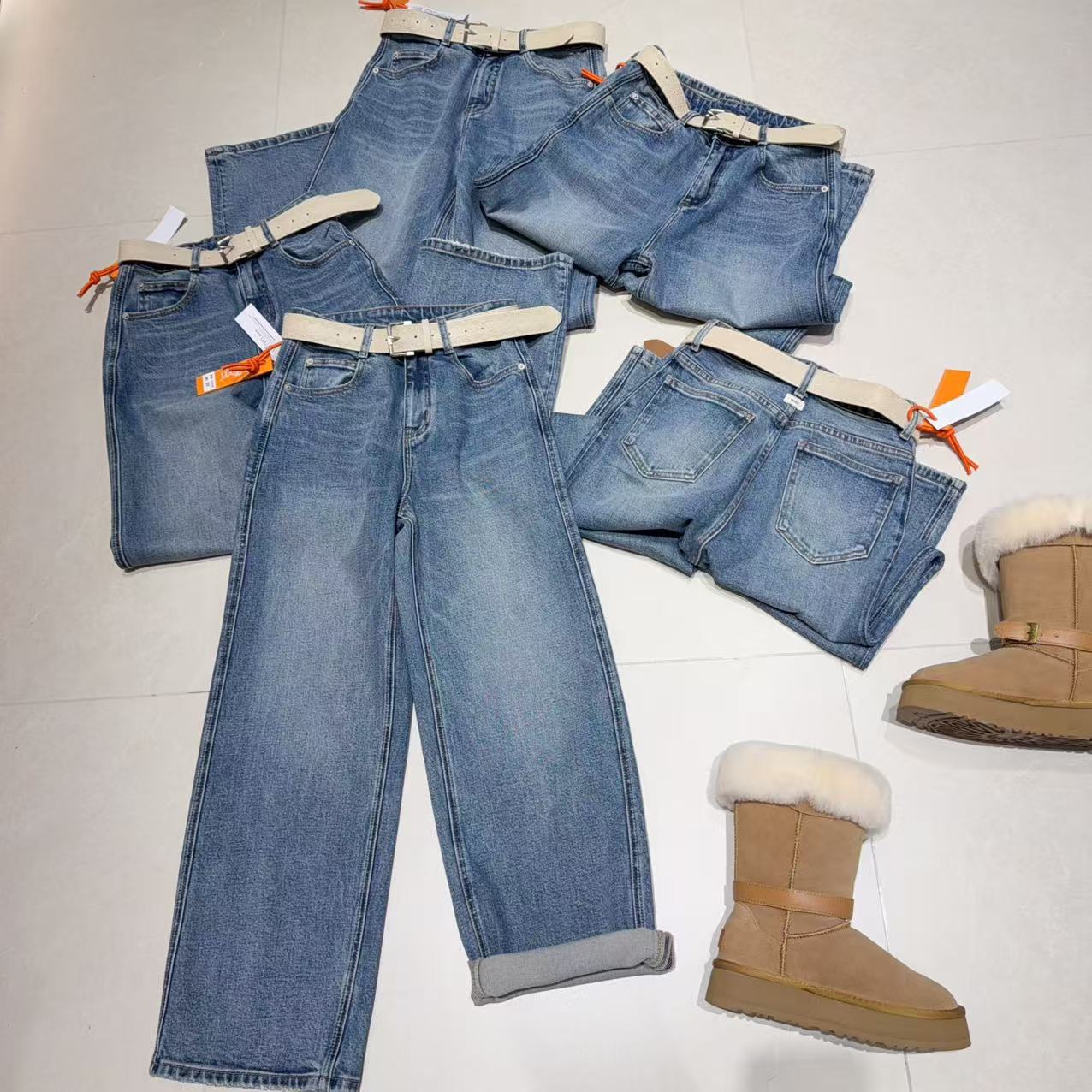 Wellsoong【后标牛仔裤】