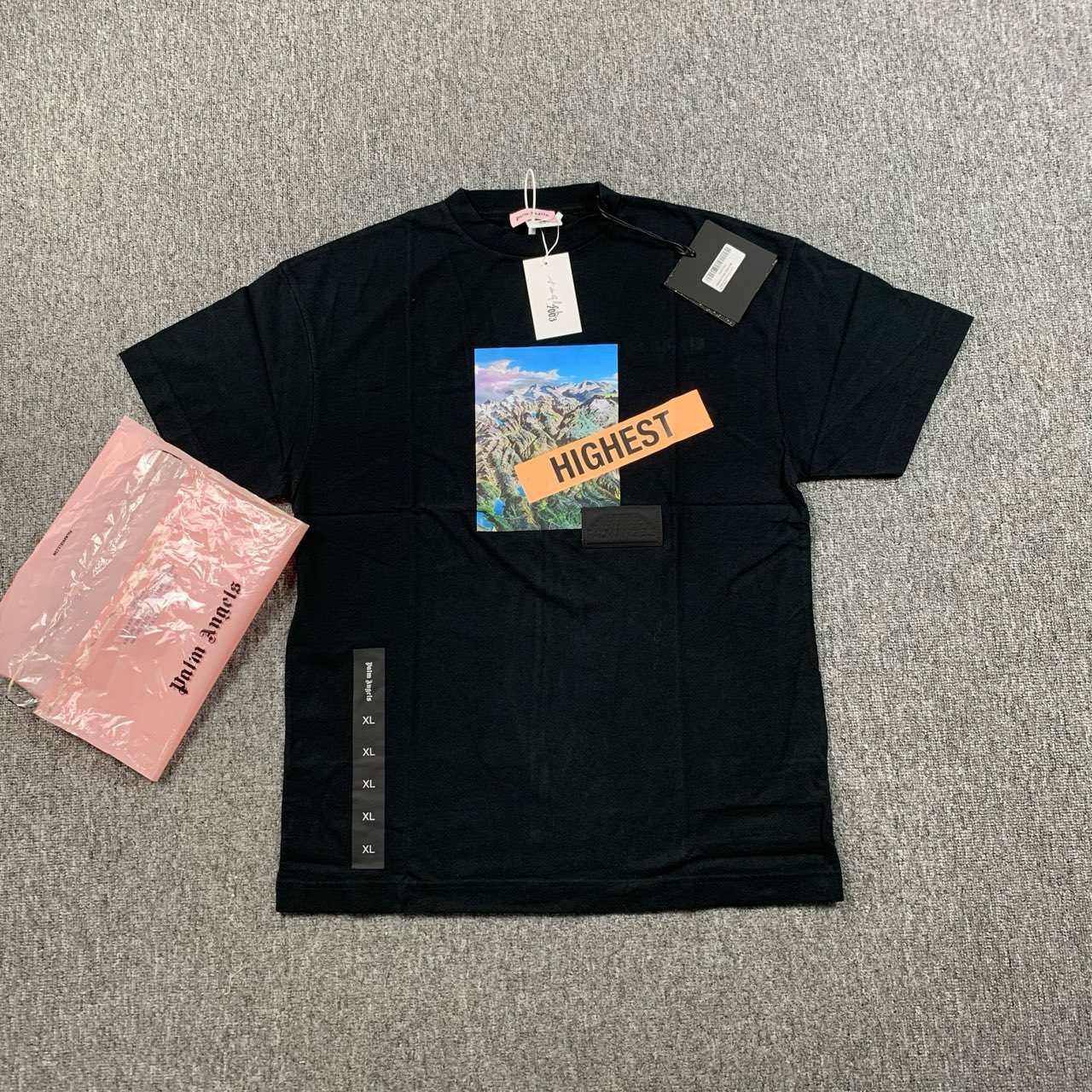 99新 Palm Angels （bb）125  印花T恤 S码