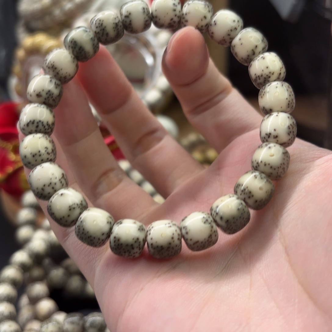 风***止吊坠星月菩提通体留白