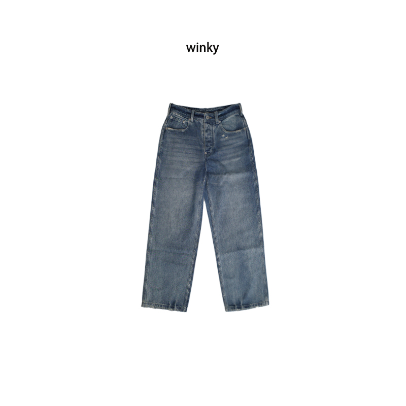 土耳其进口直筒吊脚型酵洗牛仔3006275