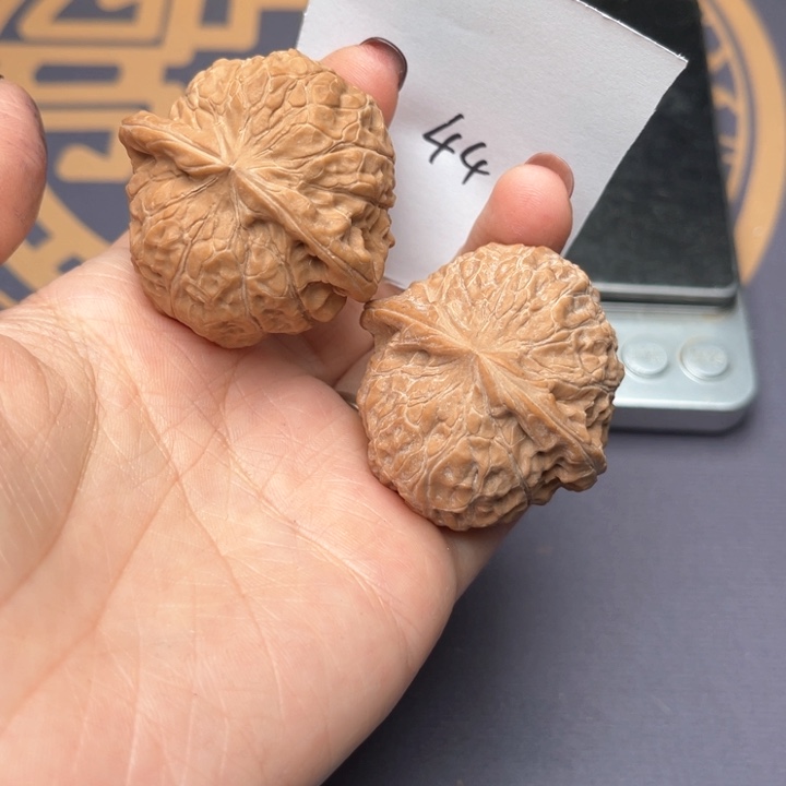 文玩核桃把件40南瓜墩 44号