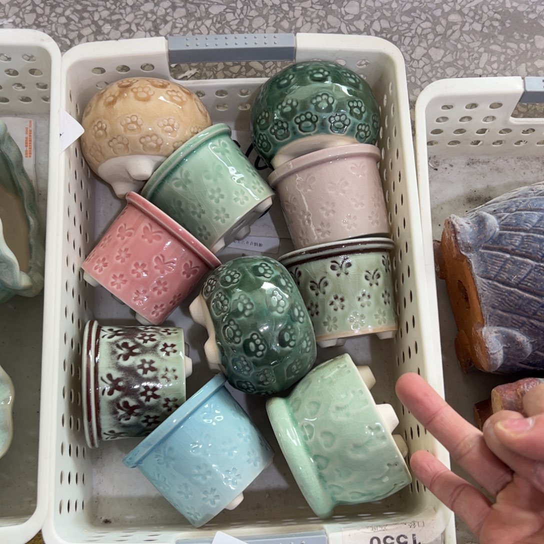 陶瓷陶瓷多肉花盆@@1910