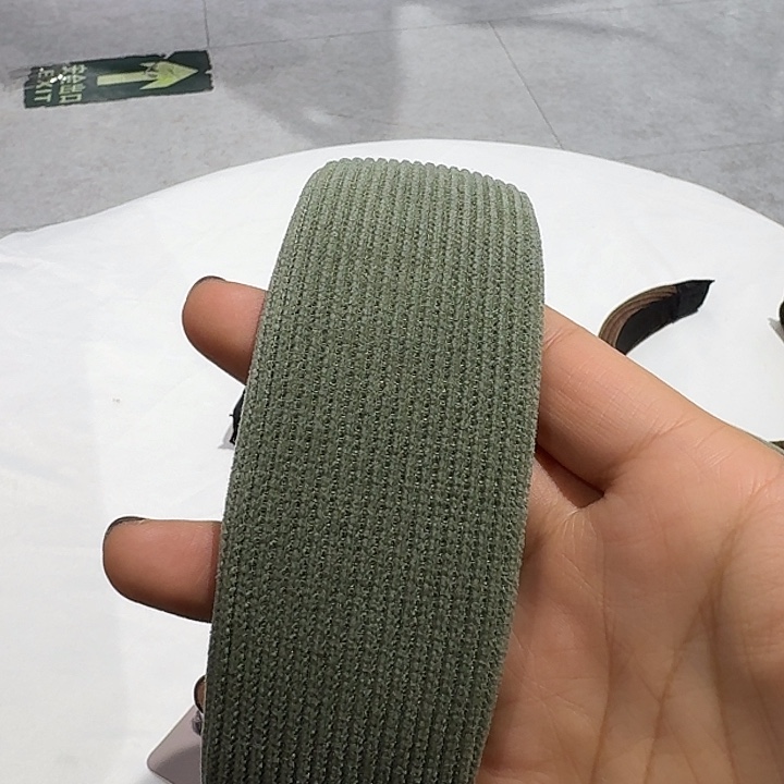 皮质铁合金草绿色发箍
