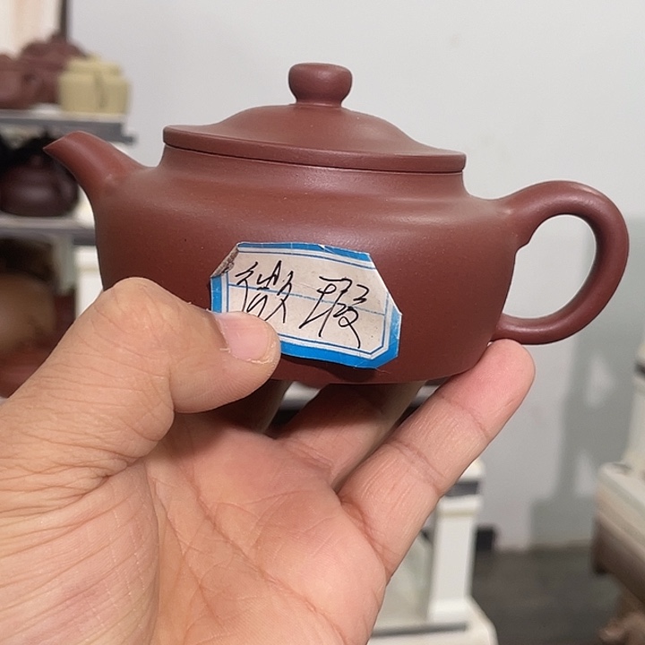 紫砂茶壶台西底槽清笠帽180cc