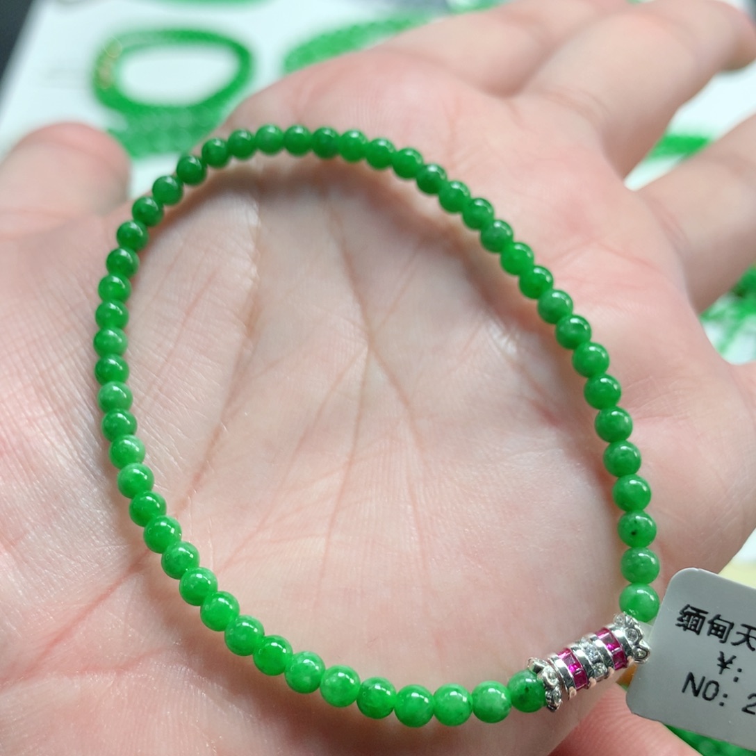 翡翠未镶嵌手链翡翠