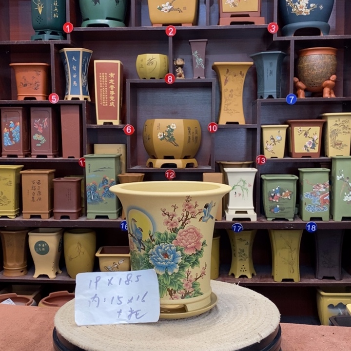 紫砂花盆紫砂艺术