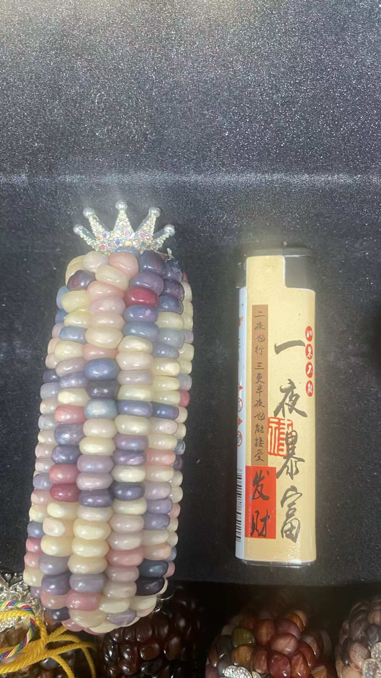文玩七彩玉米手工DIY一物一拍直播间