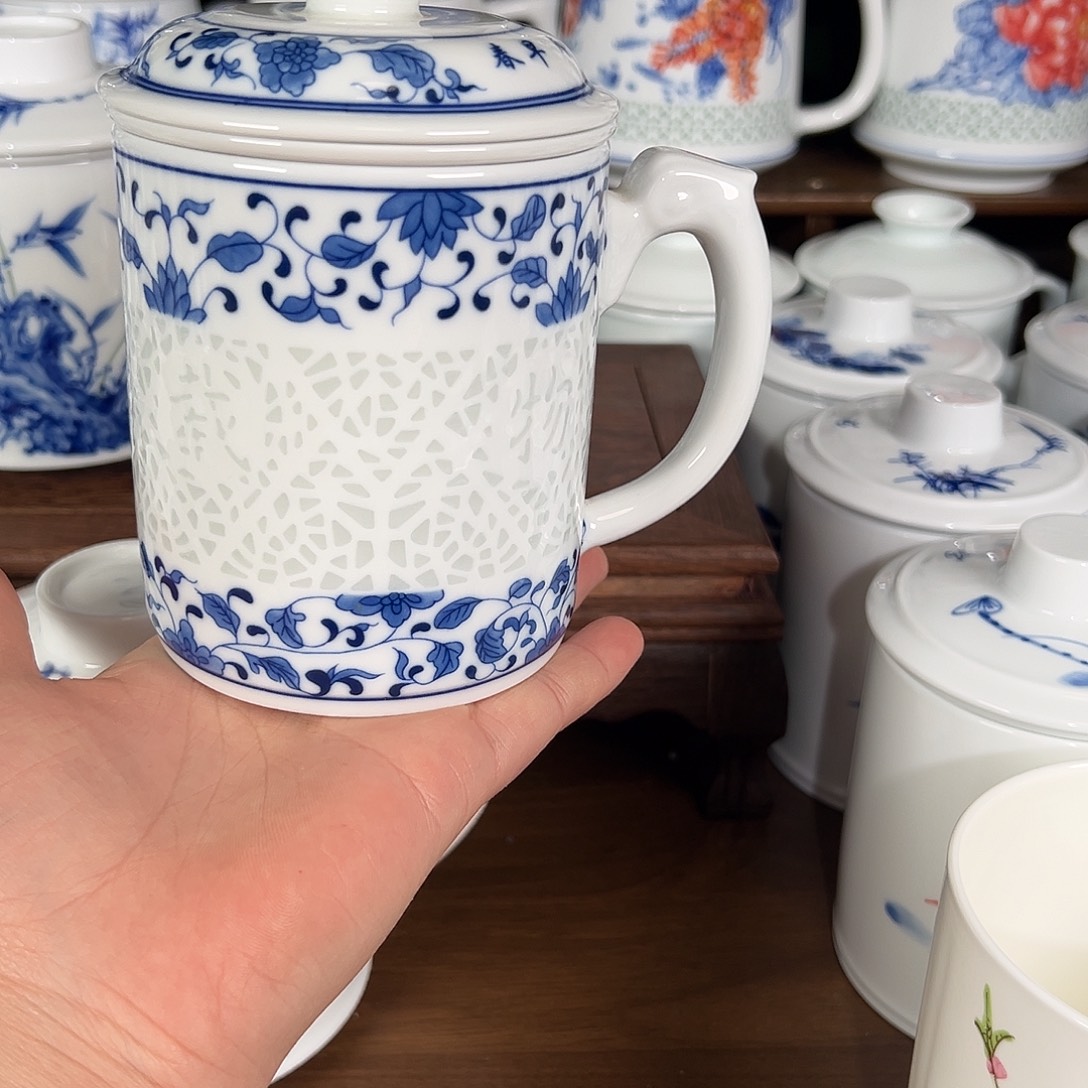 m***g景德镇高温陶瓷办公杯家用