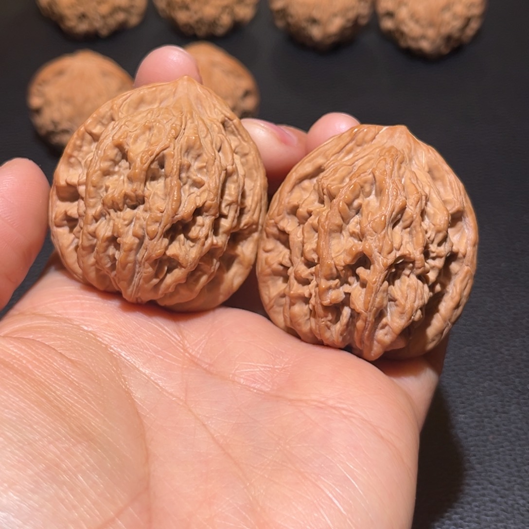 恰***好文玩核桃把件虎头38