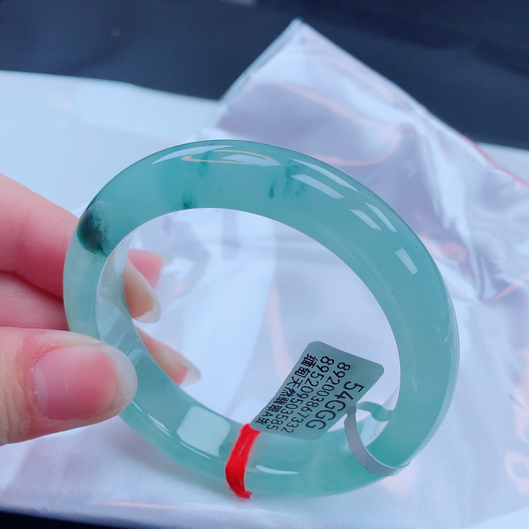 翡翠手镯未镶嵌天然缅甸翡翠A货手镯