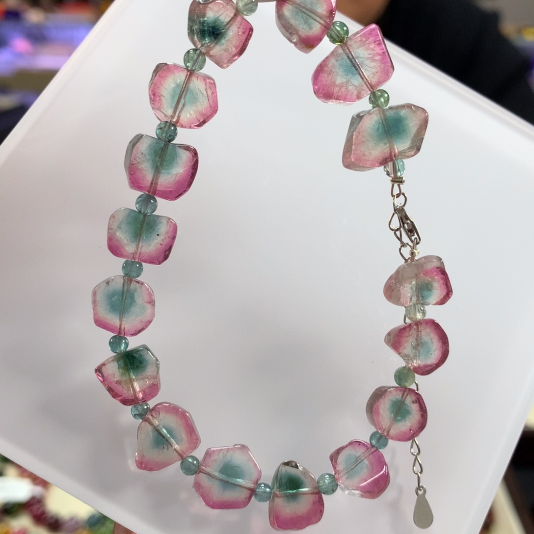 碧玺手链未镶嵌手链