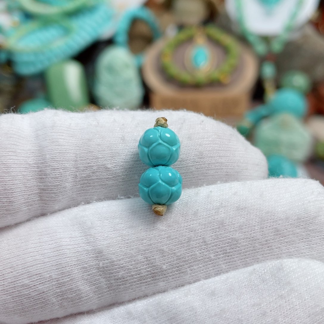 绿松石珠宝奇石未镶嵌