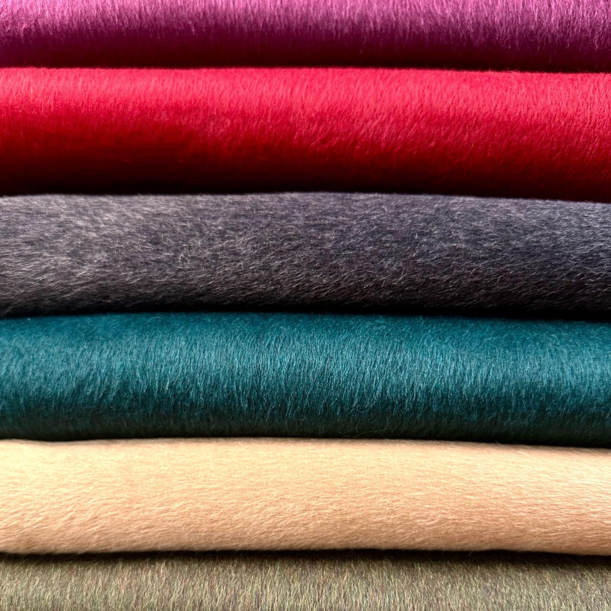 【山羊绒150】双面羊绒羊毛山羊绒羊驼绒高端大衣面料