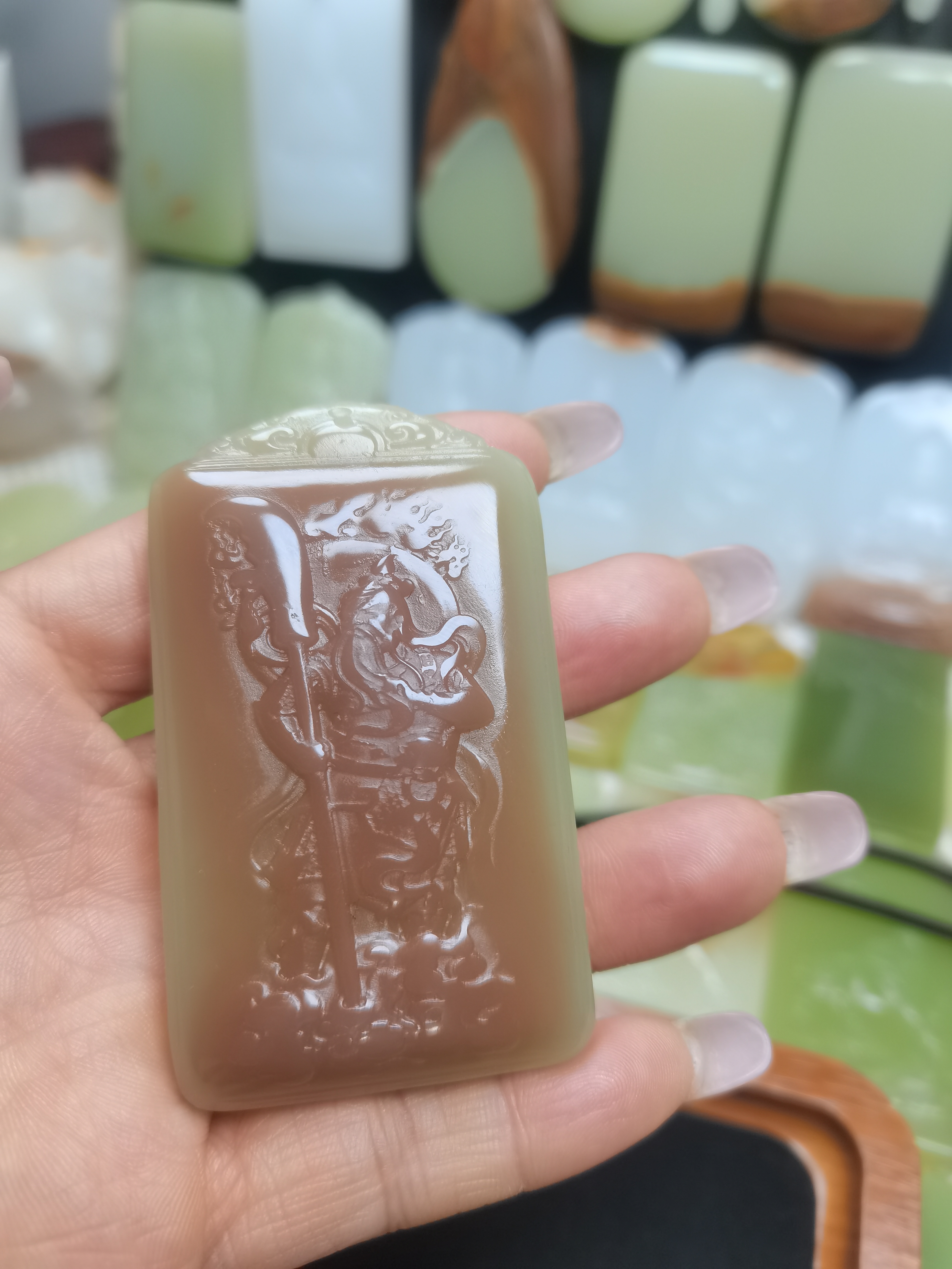 戈壁彩石鱼缸盆景石装饰