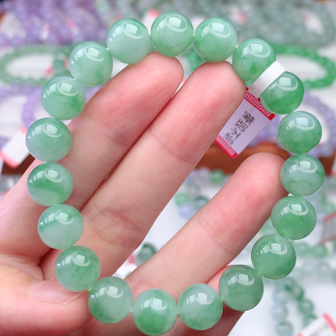 翡翠手链未镶嵌翡翠10mm