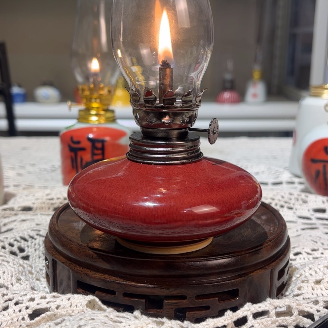 摆件景德镇陶瓷香薰灯