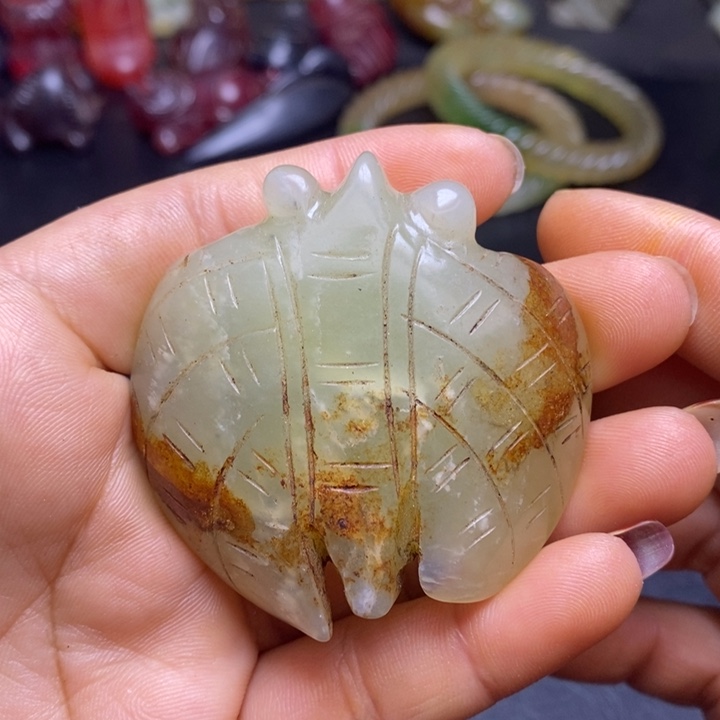 和田玉（糖玉）挂件未镶嵌