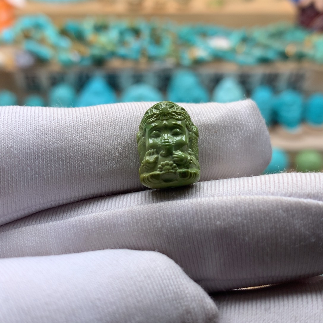 绿松石珠宝奇石未镶嵌