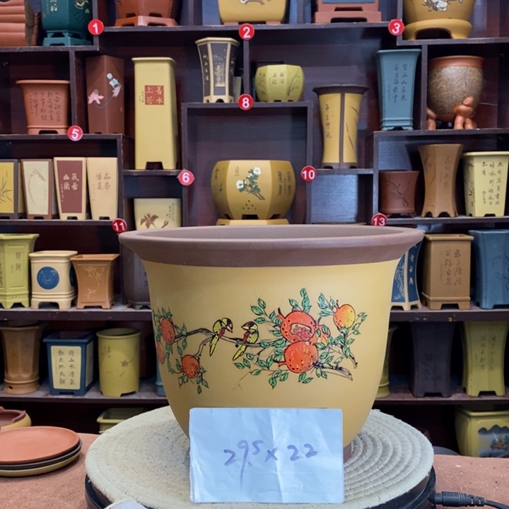 紫砂花盆紫砂花盆