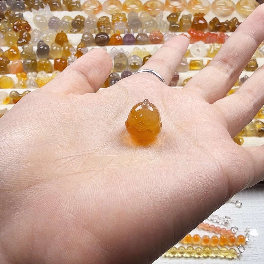 玛瑙/玉髓颈饰合金