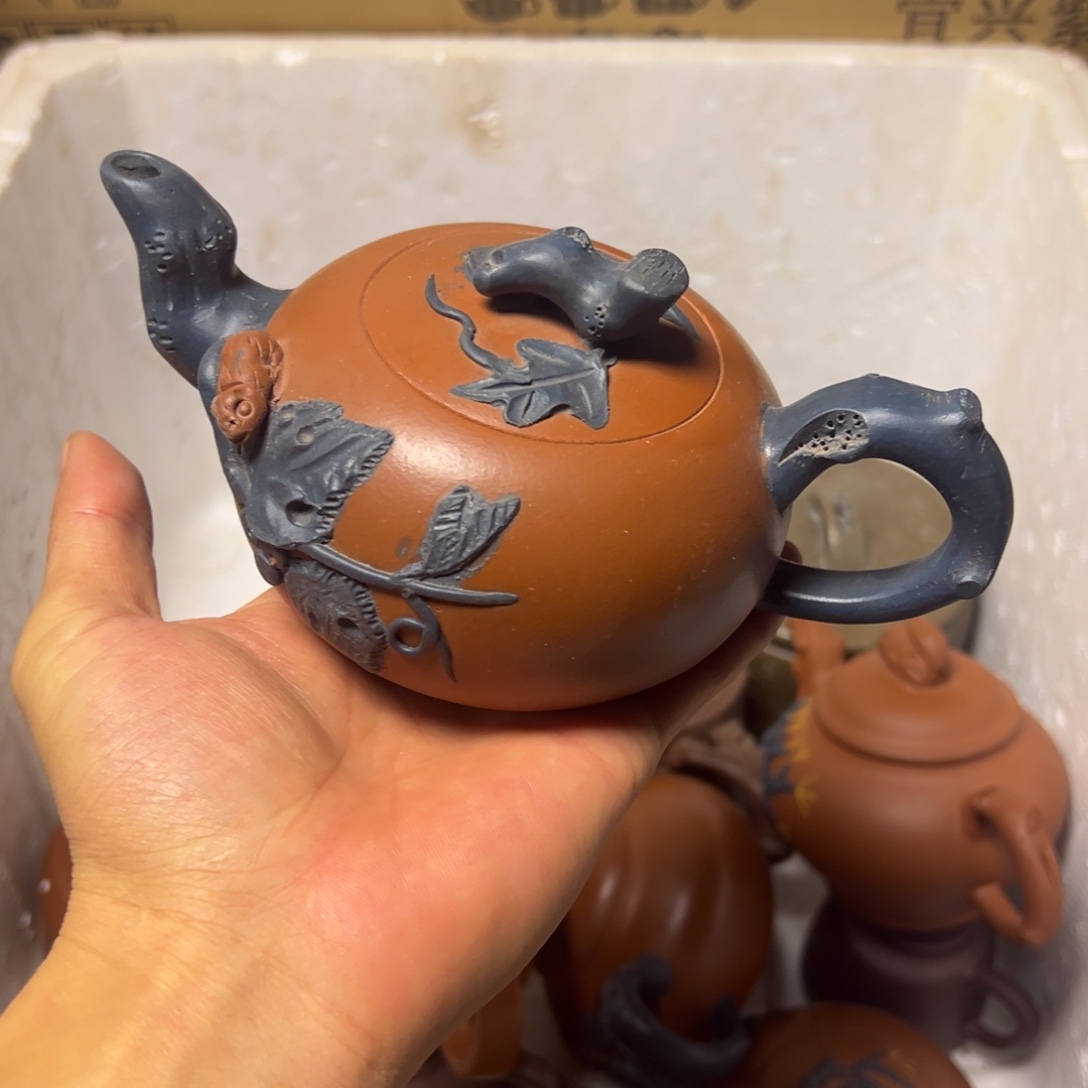 紫砂茶壶宜兴原矿紫砂壶300毫升容量