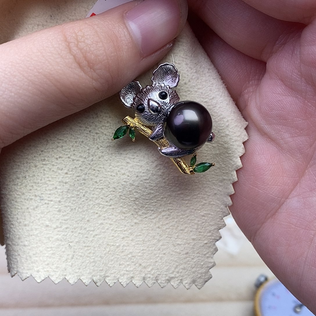 海水珍珠颈饰银S925镶嵌