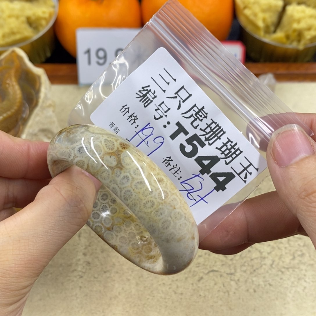 硅化珊瑚（珊瑚玉）1未镶嵌乐*丶