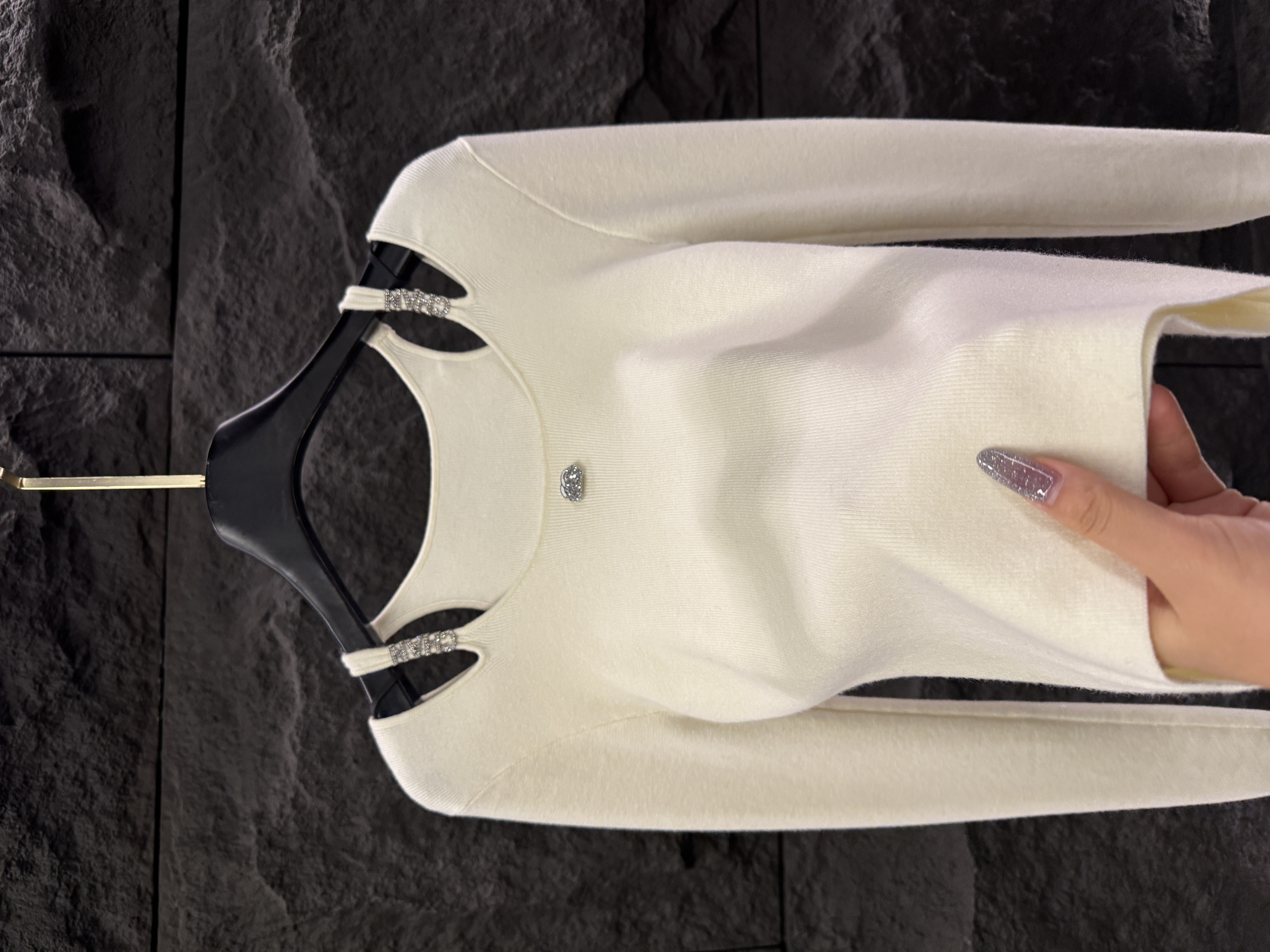 201--300编号秋冬小众针织设计感显瘦长袖