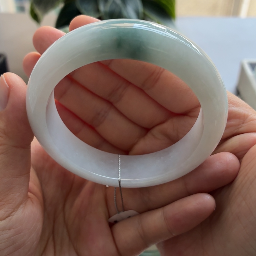 翡翠未镶嵌手镯天然