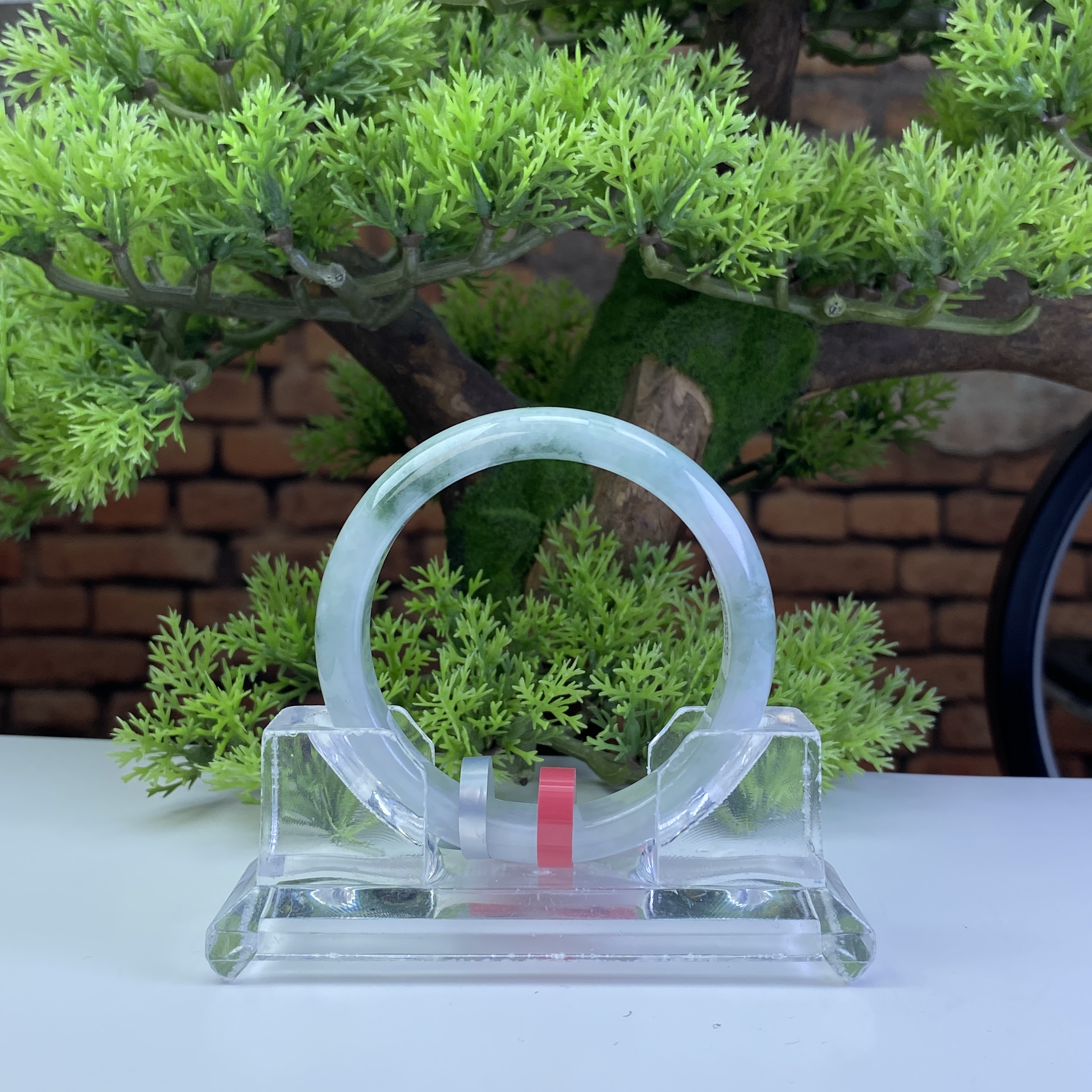 55【刀客砍价王】妮妮-天然缅甸A货翡翠手镯 J4