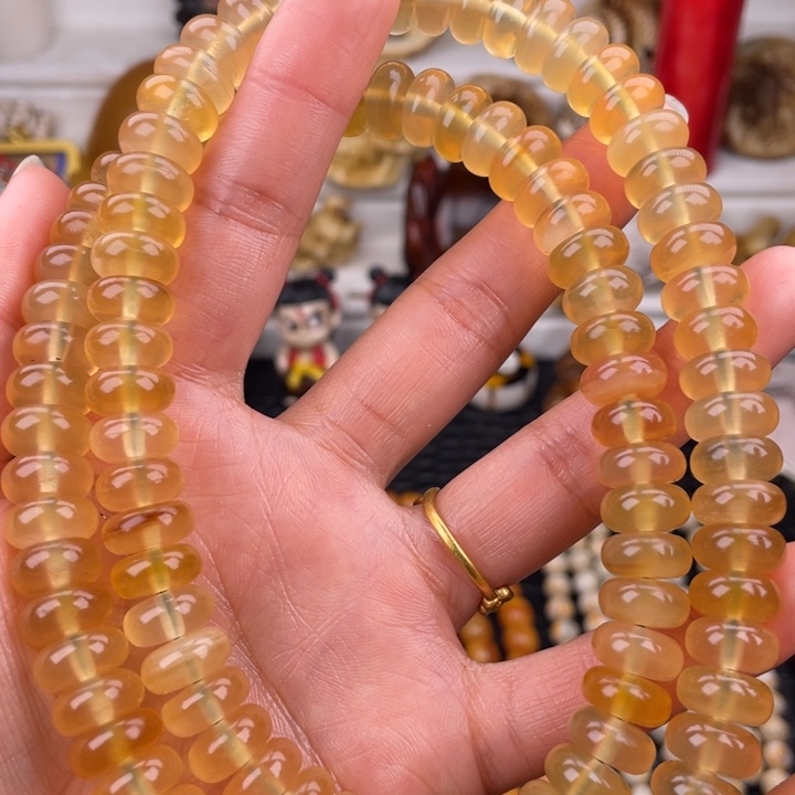 其他驼骨老羊角算盘珠11/108