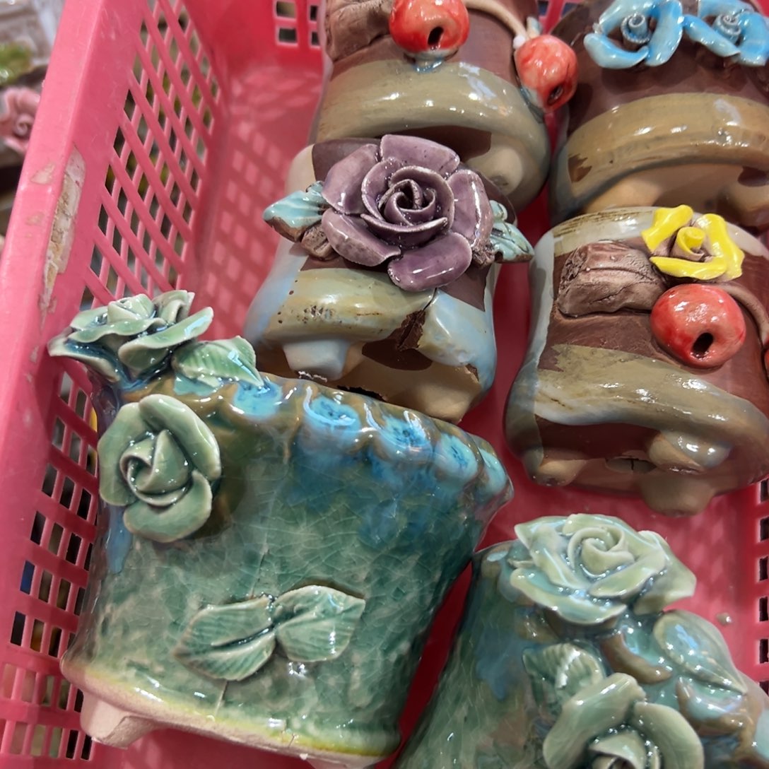 3006瑕疵多肉花盆满20元发货，退款拉黑