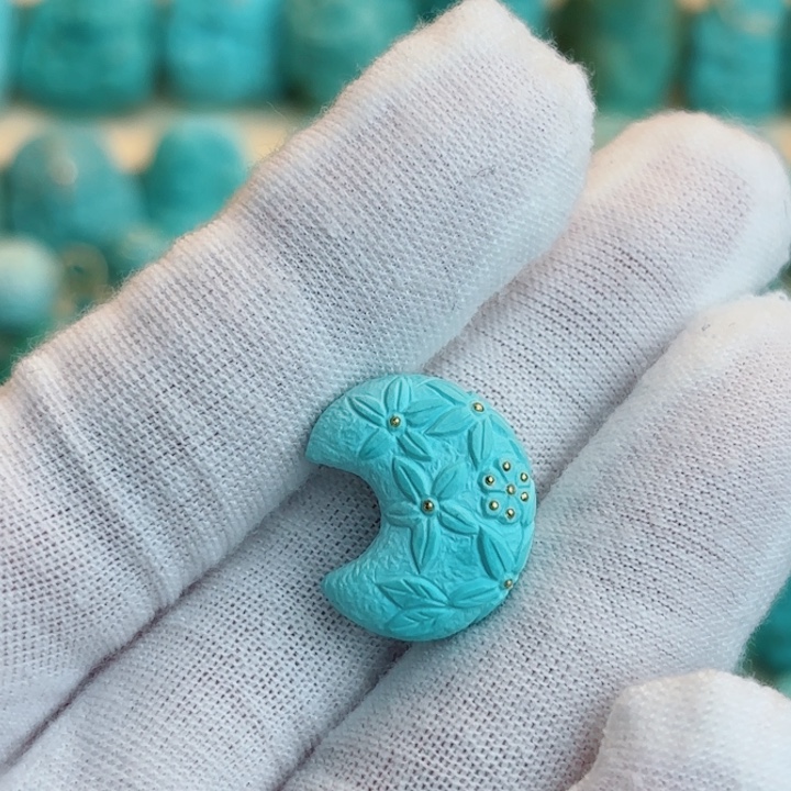 绿松石未镶嵌配饰