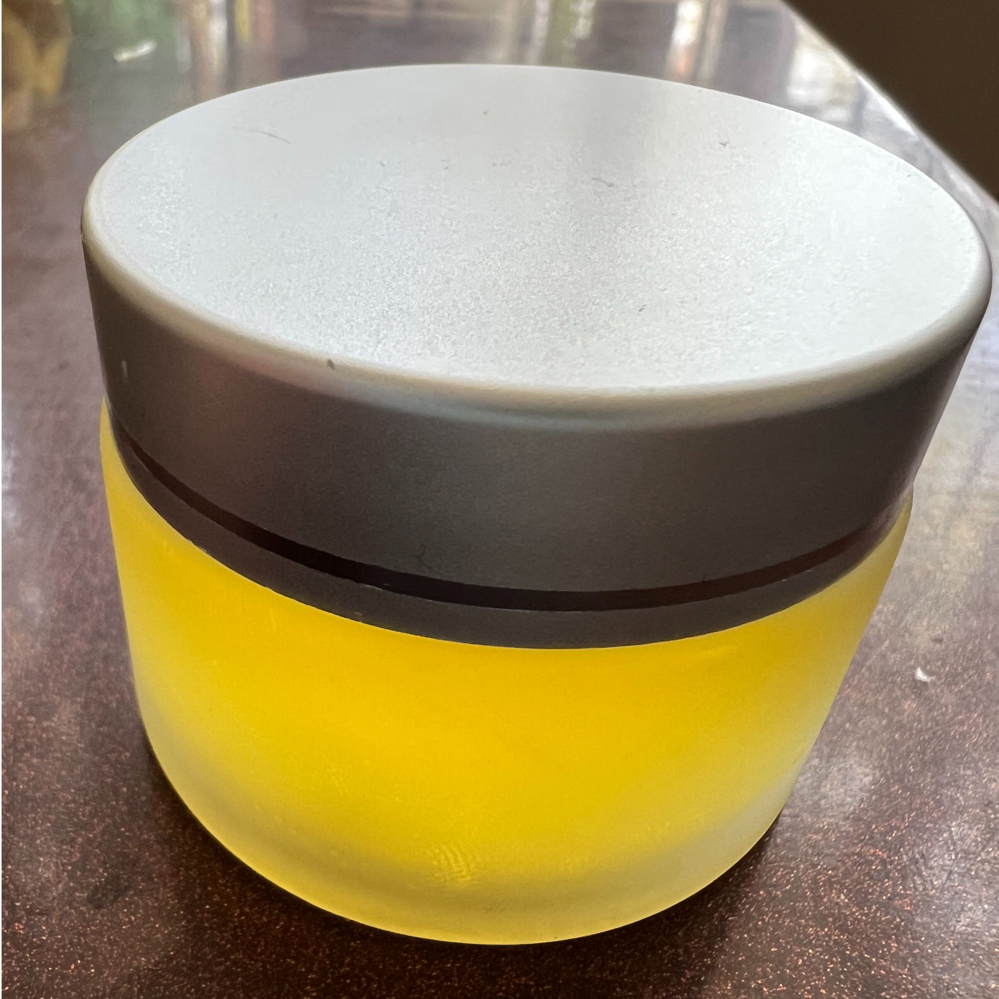 高档磨砂玻璃瓶蛇油面霜分装瓶