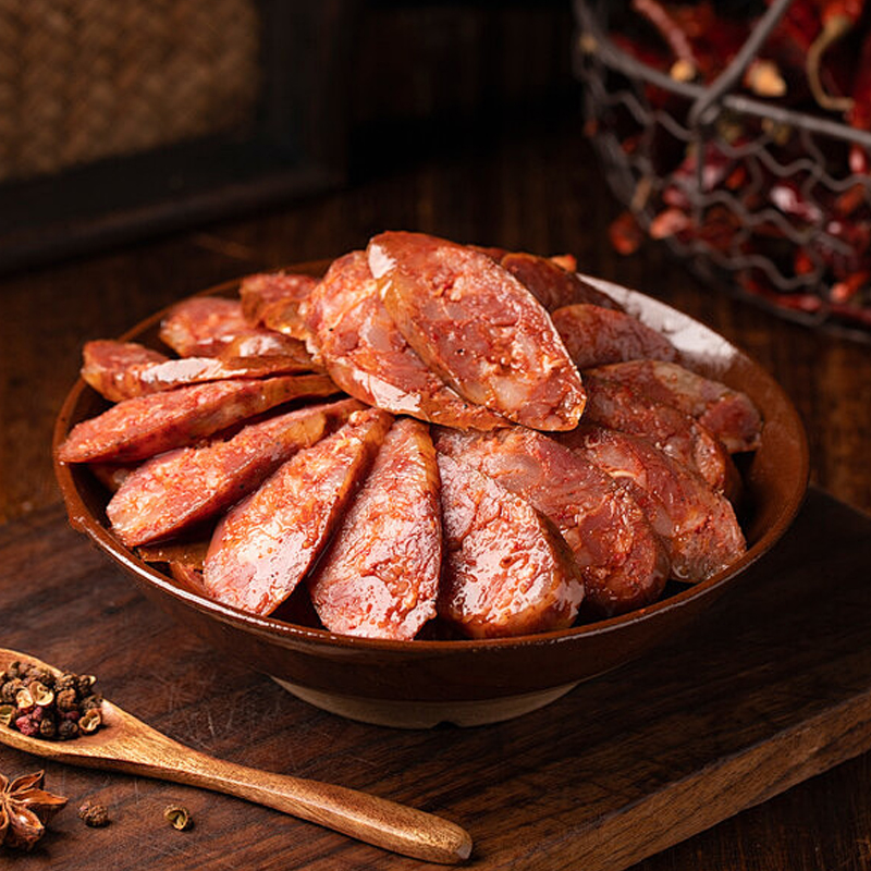 【买香肠4斤送排骨香肠】四川正宗特产麻辣香肠